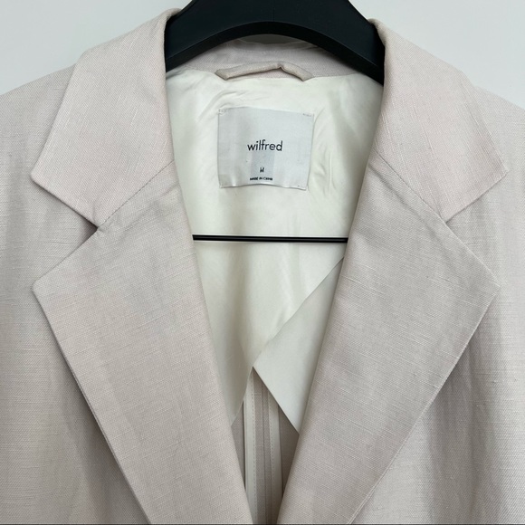 ARITZIA Wilfred Vito Single-Breasted Linen Blazer - Picture 9 of 13